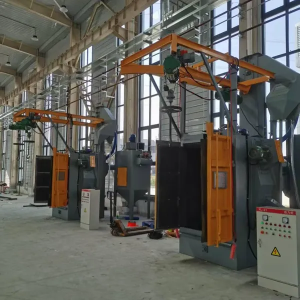 Instrument (flowmeter) Shot Blasting Machine, Double Hook, Chamber Manganese 13 Protective Plate, Hook Type Shot Blasting Machine photo-4