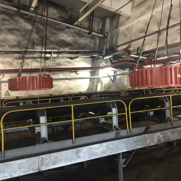 Suspended Electromagnetic Iron Separator | High Intensity Magnetic Separator | Factory Direct Supply photo-3