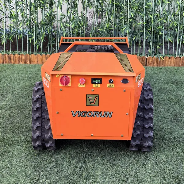 Vigorun MTSK800 Industrial Grade Tracked Robot Automatic Field Brush Cutter 420cc for Lawns Orchards Agricultural Use photo-5