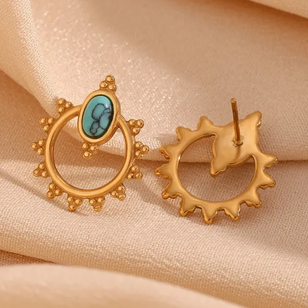 Bulk Stainless Steel Earrings for Jewelry Brands Custom Logo Engraving Available photo-3