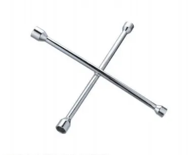 Electroplated Cross Wheel Wrench CR-V Steel Tire Spanner
