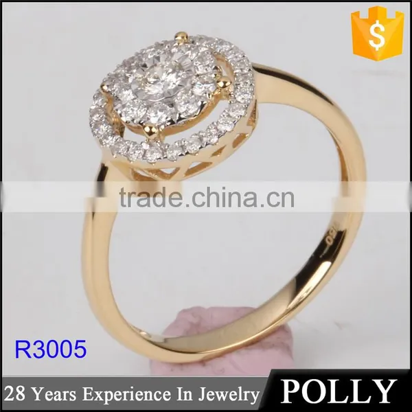 Fashion Design Jewelry Ring Pave Setting 925 Sterling Silver Ring Set Wholesale photo-2