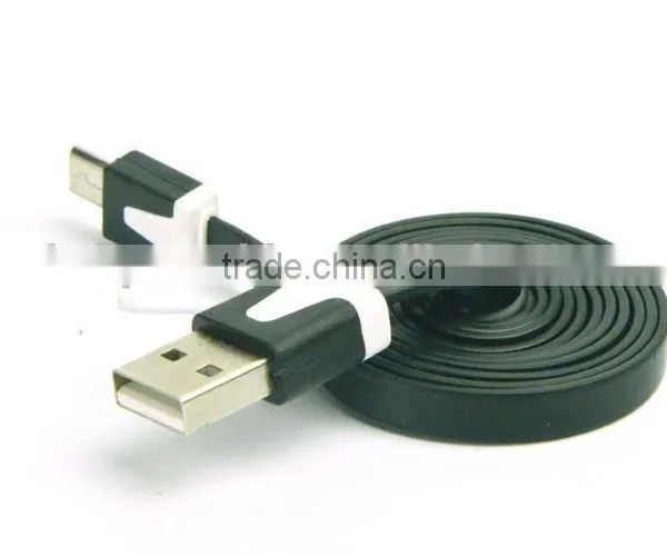 Slim Flat Electric Data Connector Micro USB Cable photo-2