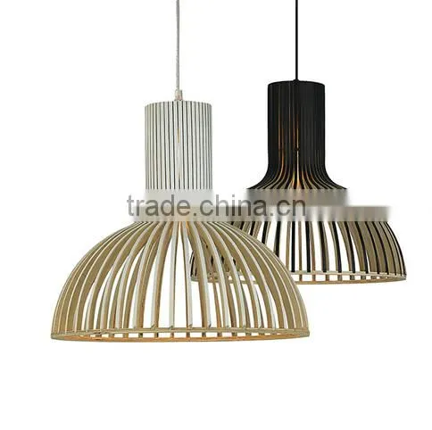 Unique Lighting Wooden Pendant Light for Indoor Using