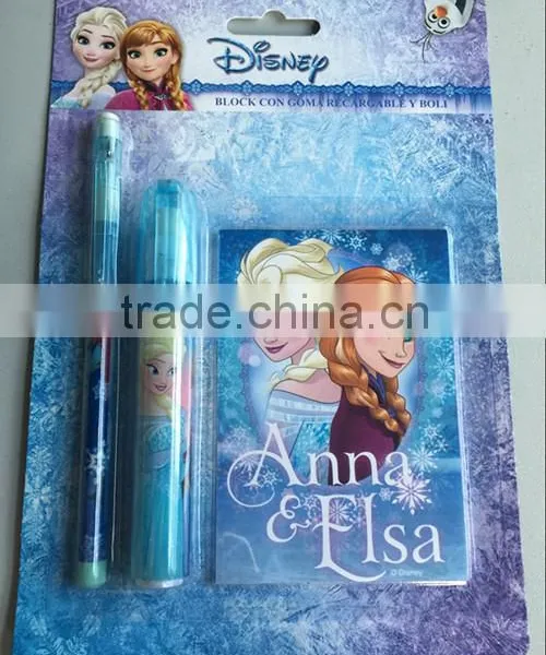 Recharge Eraser With Multi-point Pencil With Notebook Minnie photo-4