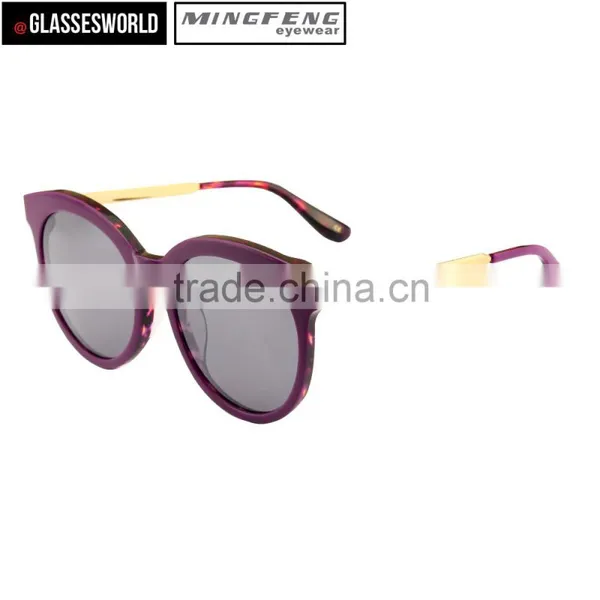 China Best-selling Acetate and Metal Polarized Sunglasses