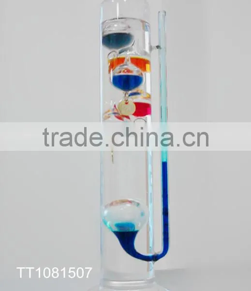Galileo Thermometer With Barometer/ Glass Thermometer With Barometer photo-2
