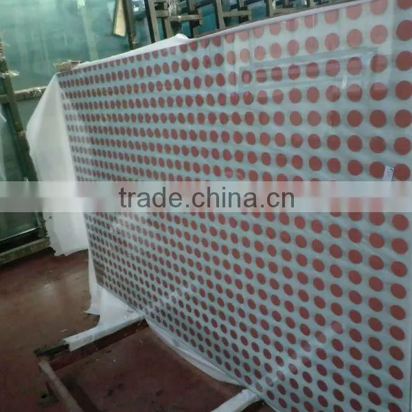 8mm Red Dot Silk Screen Printed Glass photo-3