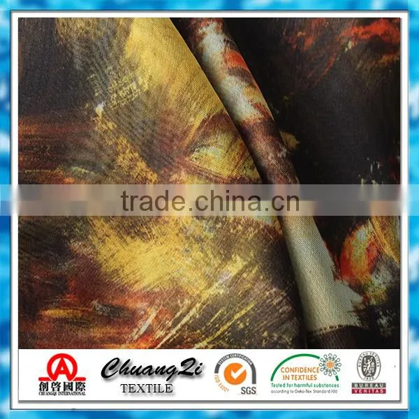 2016 Digital Fabric Textile 100% Polyester Silk Chiffon Printed Fabric Wholesale Quality Choice photo-4