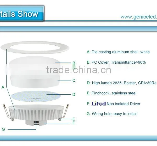 Best Price High Brightness 24W Home Round Led Downlightings photo-4