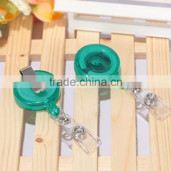 High Quality Retractable Badge Reel Clear id Badge Holder