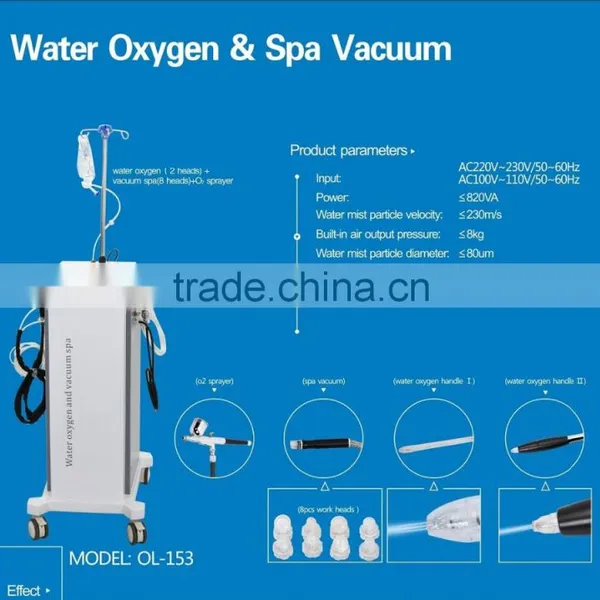Oxygen Skin Care Machine Hotsale Multifunction Water Oxygen Hydro Dermabrasion Facial Machine OL-153 Face Lift photo-2