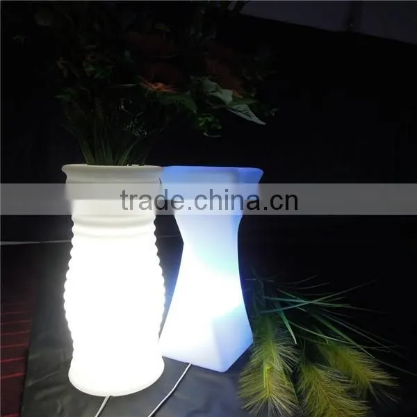 Outdoor Lighted Plant Pot With Led Modern Led Flower Pot photo-5