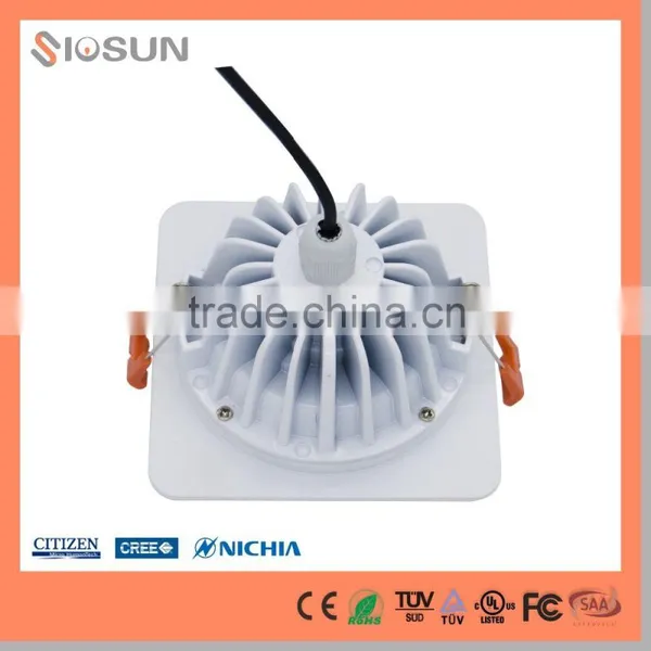 12W IP65 1228 Lumen SAMSUNG SMD White LED Square Downlight Dimmable Color and Light photo-4