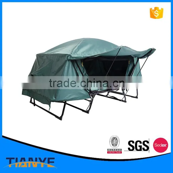 Outdoor Picnic Metal Tent With Carrybag, Strong Camping Tent With Bed