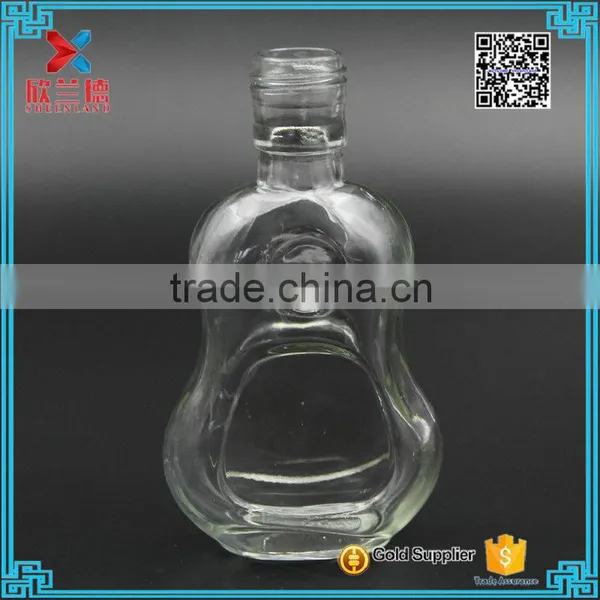 4oz Calabash Shape Screw Top Wine Glass Bottle for Whisky photo-2