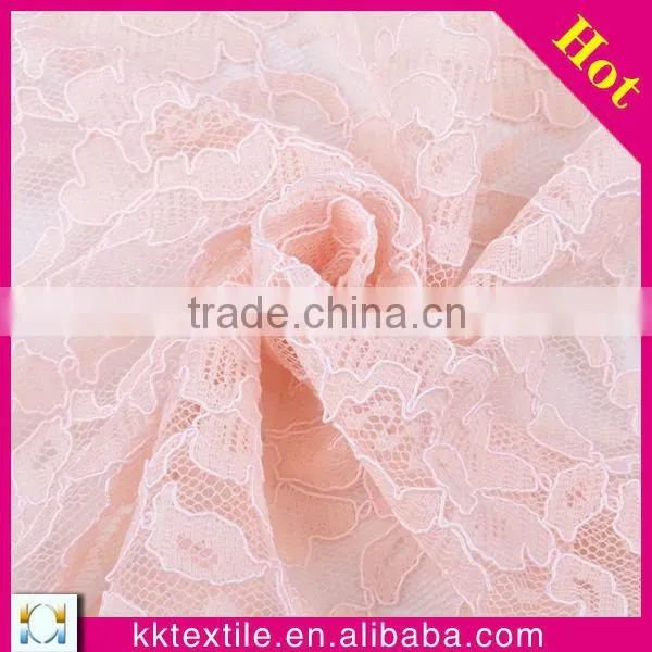 New Arrival China Supplier Guipure Lace Fabric With 100% Nylon Mesh Fabric photo-3
