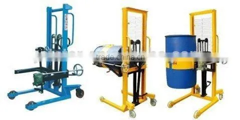Hydraulic Manual Hand Lift Pallet Oil Drum Stacker photo-3