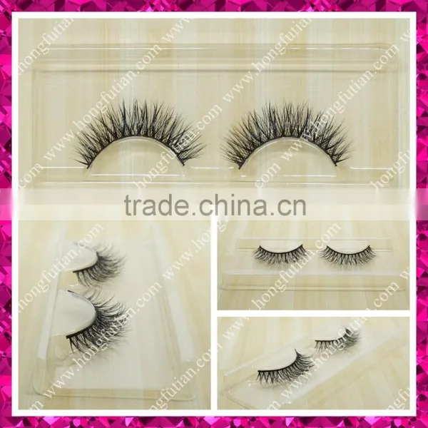 2016 New Style 3D 100% Real Mink Strip Eyelashes ; 3d Mink Eyelashes