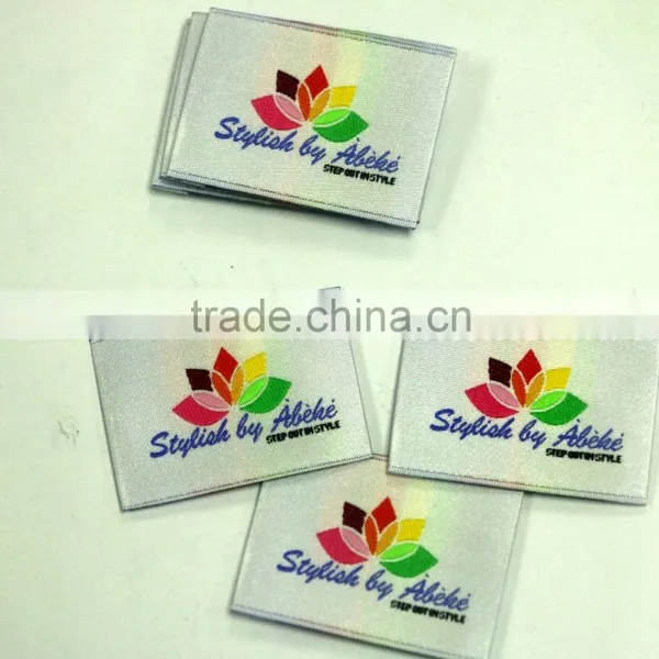 High Quality Silk Screen Printed Embossed Main Label For Clothing photo-3