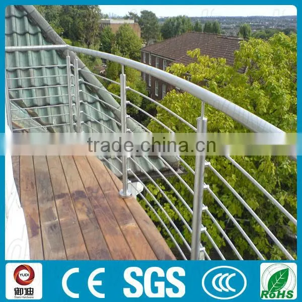 Front Porch Handrails With Steel Wire Balustrades photo-6