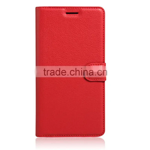 PU Leather Card Case Leather Mobile Back Cover Case For Sony C6 photo-3