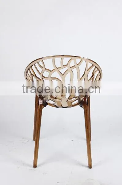 Factory Wholesale PC Plastic Living Room Leisure Chairs 1336 photo-3