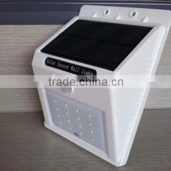Outdoor Battery16 LED Solar Wall Mounted Motion Sensor Light photo-5