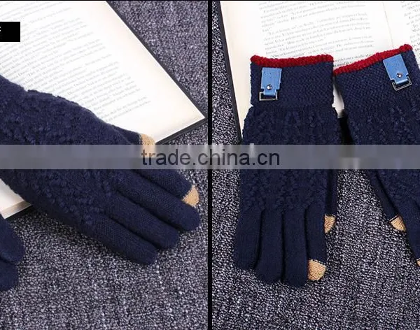 Gentleman Touch Screen Gloves For Daily Life Wear Winter Warm Gloves For Christmas photo-5