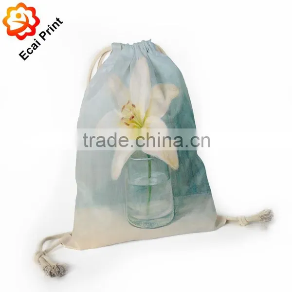 Large Fashionable Digital Printing Customize Drawstring Bag photo-2