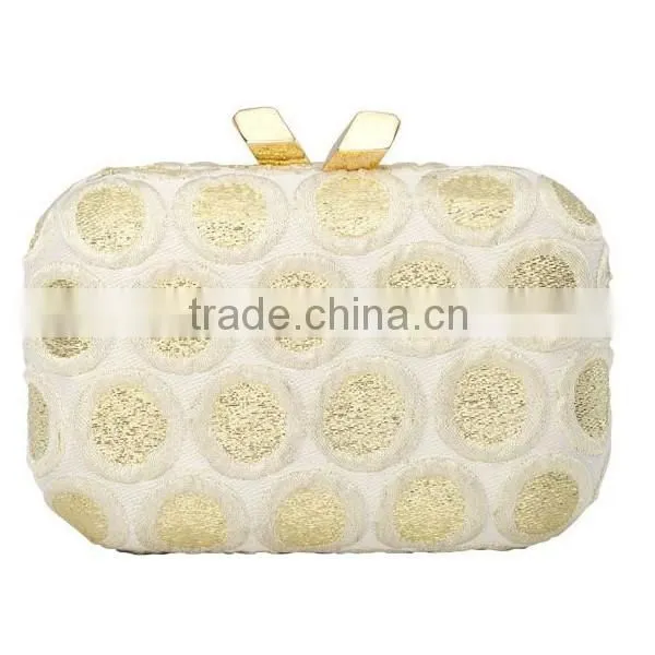 New Gold Lock Evening Bags for Woman 2017 EV1138