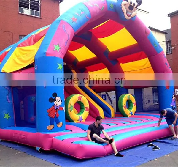 Lanqu Micky Mouse Inflatable Jumping House Bouncer photo-2