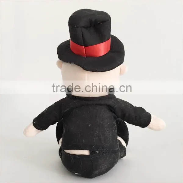 Customized Plush Toy With Beard ,handmade Christmas Toy, Christmas Plush Toy photo-3