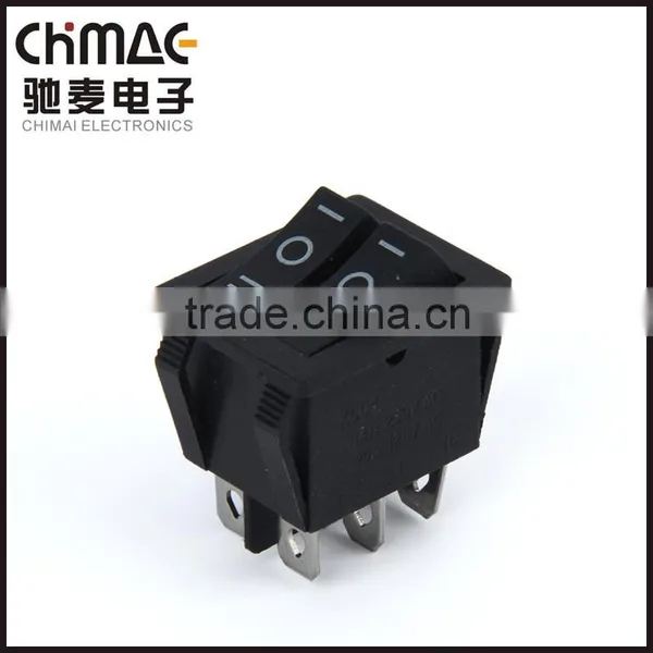 Black on off on Rocker Switch Kcd 6-pin Switch T105 Switch Light