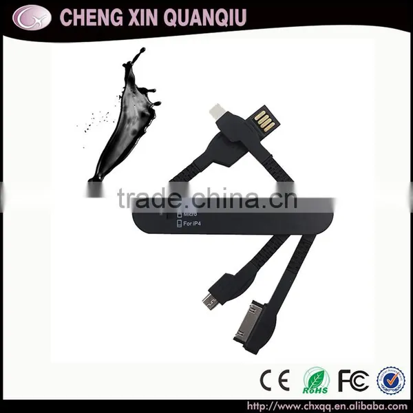 [CX]For Apple Iphone 6 Charger Cable,swiss Army Knife 3 in 1 Data Cable for Mobile Phone Cable Charger for Iphone 6,5 Usb Cable photo-6