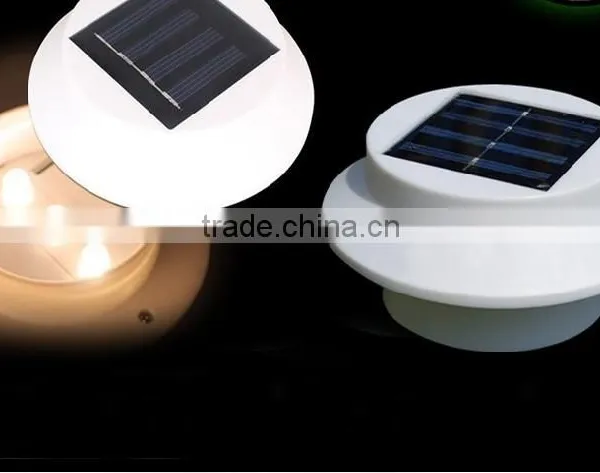 NEW Solar Powered Wall Pathway Lighting / Fence Gutter Outdoor Solar Garden Yard LED Light photo-5