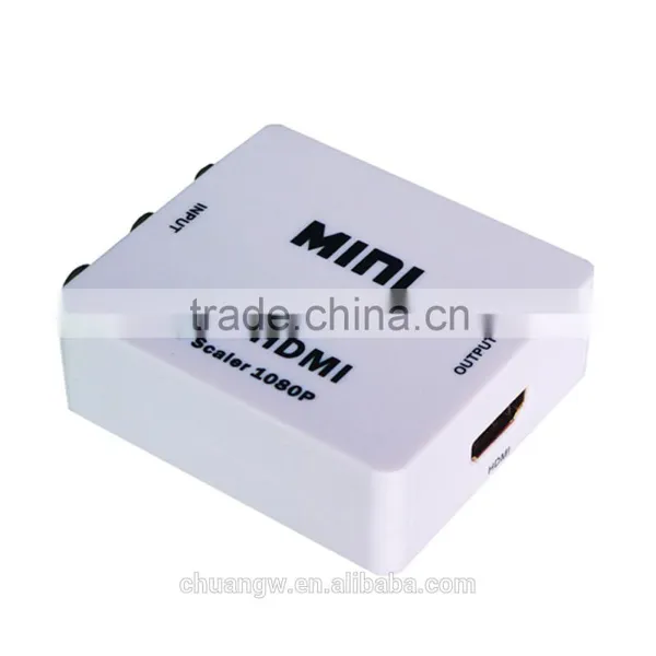 2015 Hot Factory Price MINI av to Hd up Scaler 1080P/720P,Top Quality Mini Composite AV To HD Video Converter photo-2