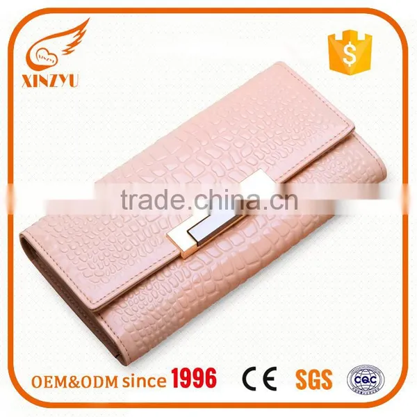 Hot Selling Young Girl Classical Fashion PU Leather Woman Wallet