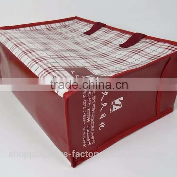 Promo Polypropylene Laminated Non Woven Bag With Zipper photo-4