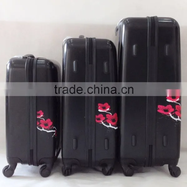 Beautiful Sakura Printed Designing Colorful Figures ABS+PC Trolley Luggage Case photo-4