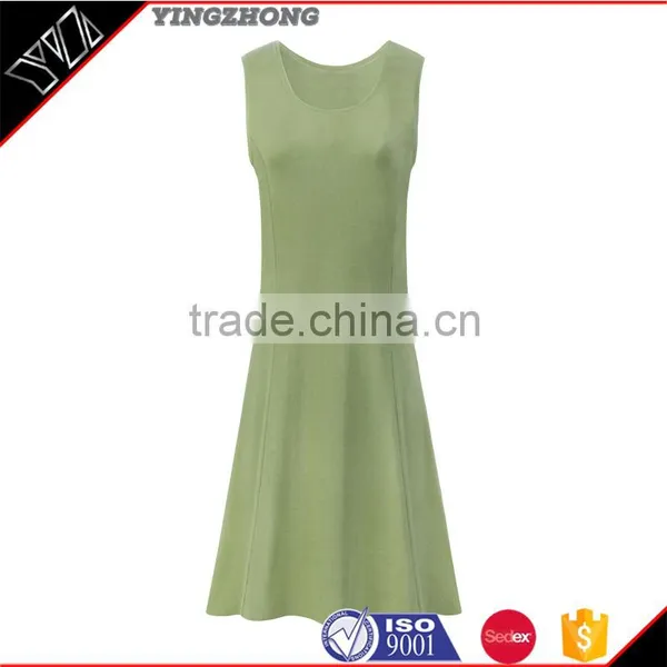 Temperament Women Sleeveless Posed Even Accept Waist Beach Dress Printing Garment Dress Dress Tide