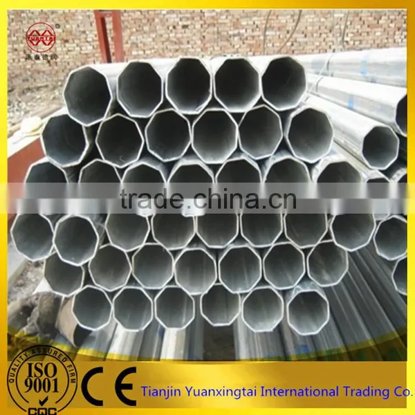 Galvanised Welding Octagon Steel Tube for Steel Structure