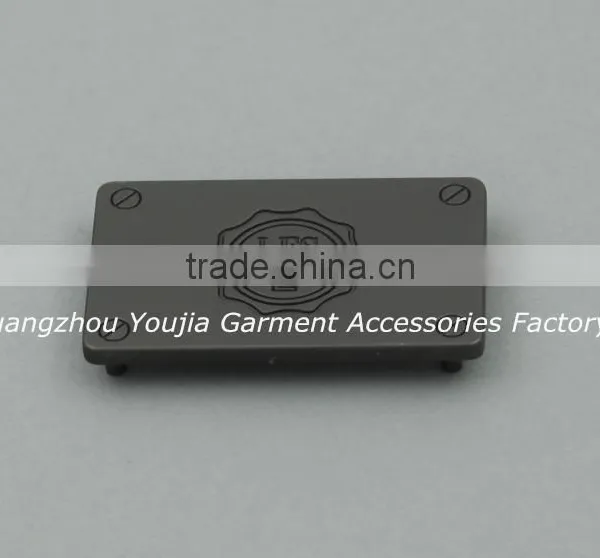 High Quality Engraved Metal Plates Brand Logos for Handbag photo-4