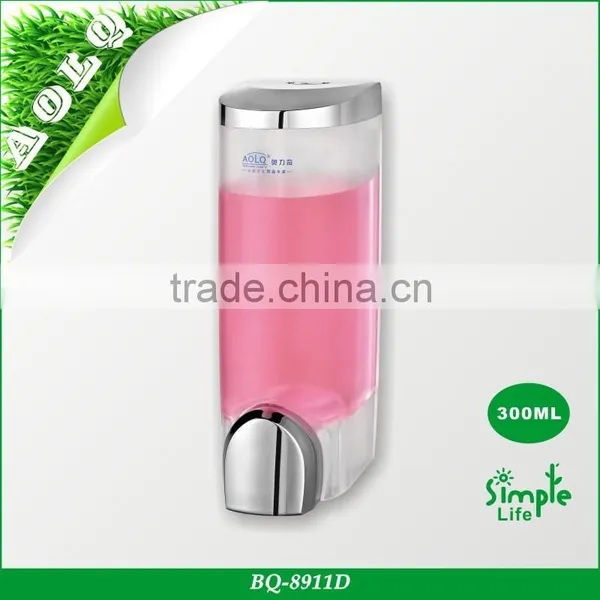 New Products ABS 300ml Chrome Liquid Soap Dispenser for Bathroom