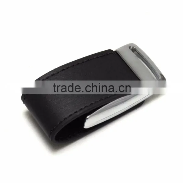 Christmas Promotion Leather Usb Flash Memory 500gb, Business Gift Leather Usb Flash Drive 500gb, Fashion Genuine Leather Stick photo-3