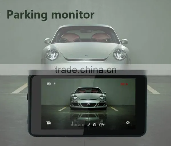 Full hd 1080p 120 Degree Angle G-sensor Motion Detect Parking Control Plate Number Warter Print CE ROHS FCC Vehicle Camera photo-4