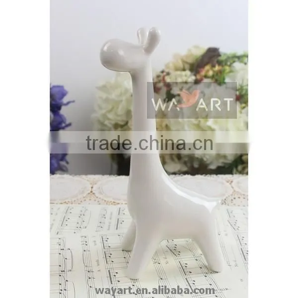 Adorable Porcelain Deer Figurines Deer Decor photo-2