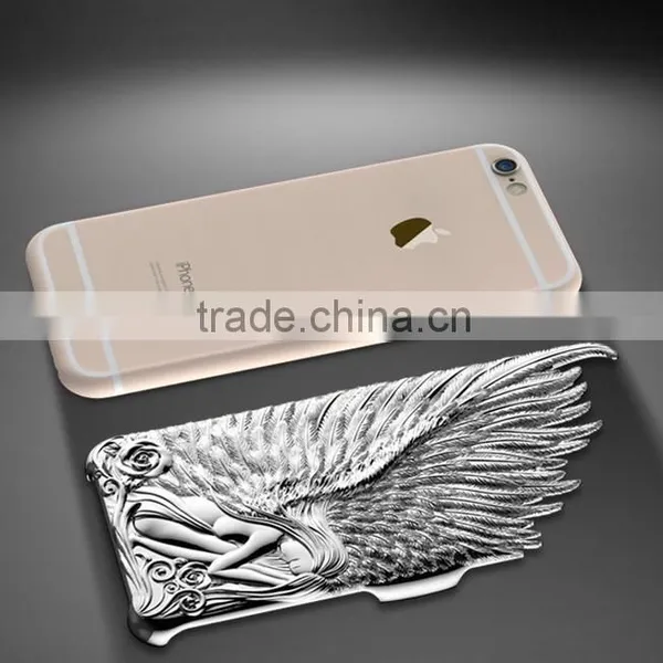 for Custom Iphone 6 Hard Case pc Material Angel Wings Case for Iphone 6, Custom Logo photo-2