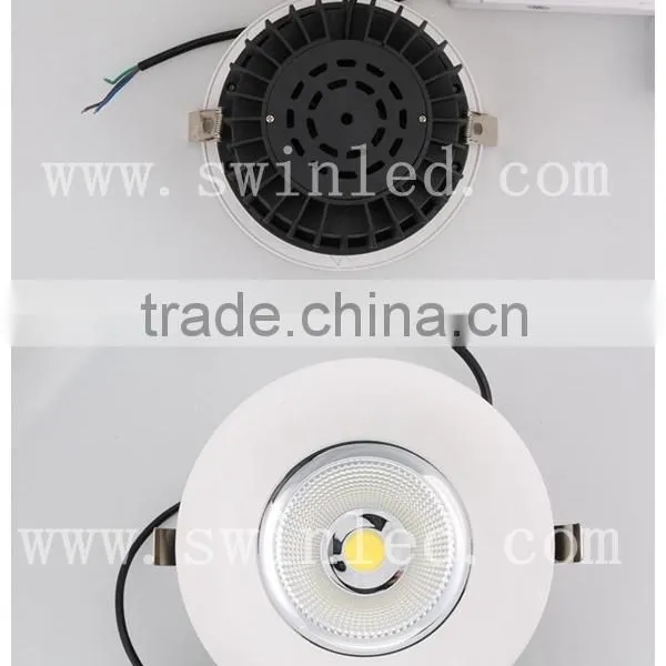 Supplier Diameter 200mm Cutting Size 180mm 50w Cob Led Downlight 4750lm photo-2