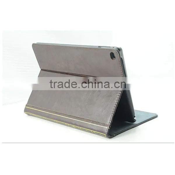 Classic Retro Book Style Leather Tablet Case for Ipad Mini Air Pro 2 3 4 5 6 for Samsung Galaxy Tab S Q Pro 2 3 4 5 for Dell photo-6